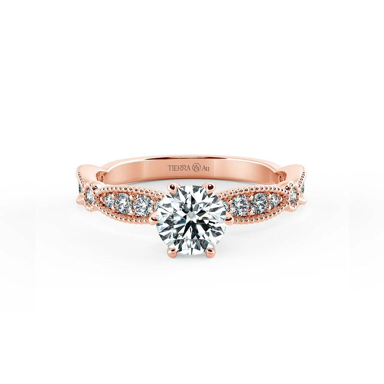 Solitaire Engagement Ring with Eternity Band NCH1803 1